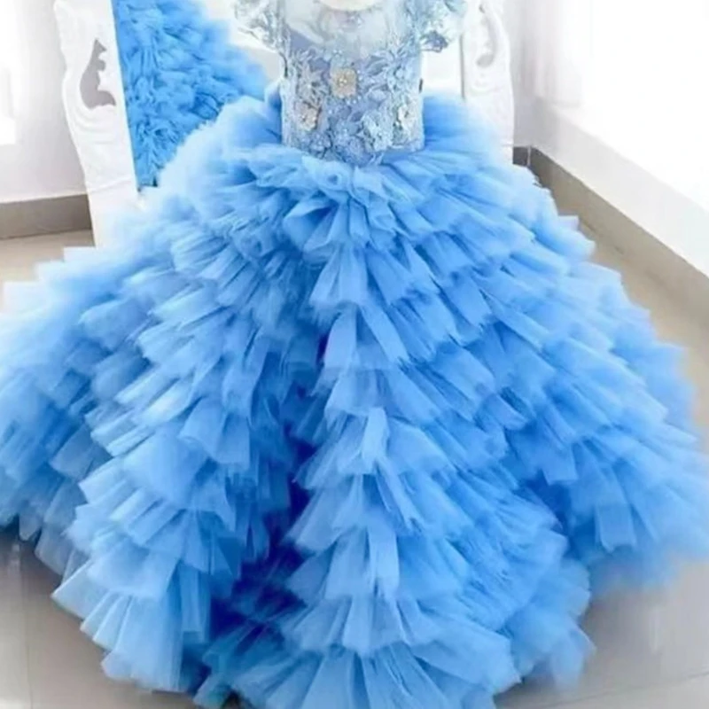 Royal Blue Flower Girl Dresses Sleeveless Fluffy For Wedding Party Birthday Pageant First Communion Gowns
Royal Blue Flower Girl Dresses Sleeveless Fluffy For Wedding Party Birthday Pageant First Communion Gowns