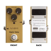Electric Guitar Effects Pedal DIGITAL DELAY Mini Single DC 9V NEP-08 True Bypass Design Minimizes Tone Loss Aluminum Alloy
Electric Guitar Effects Pedal DIGITAL DELAY Mini Single DC 9V NEP-08 True Bypass Design Minimizes Tone Loss Aluminum Alloy