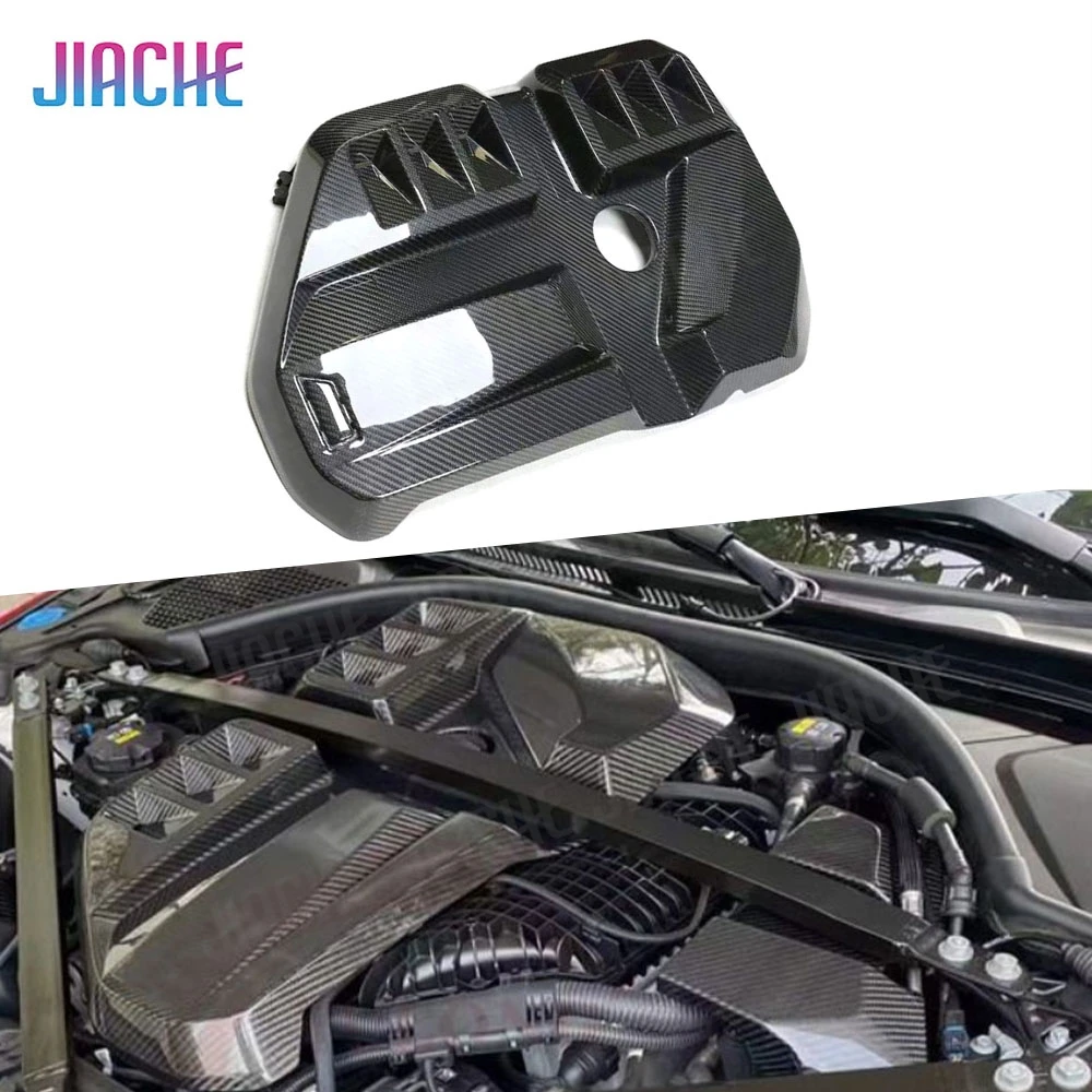 Капот двигателя из сухого углеродного волокна для BMW G87 M2 G80 G81 M3 G82 G83 M4 2020-2022, капот двигателя, Стайлинг автомобиля FRP, черный