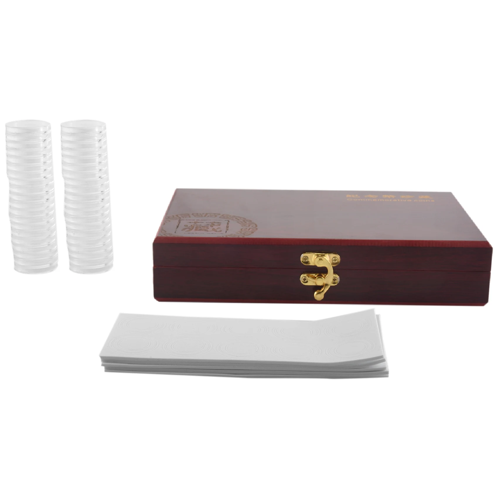 50 Pcs Wood Coin Protection Display Box Storage Case Holder Round Box Commemorative Collection Box
50 Pcs Wood Coin Protection Display Box Storage Case Holder Round Box Commemorative Collection Box