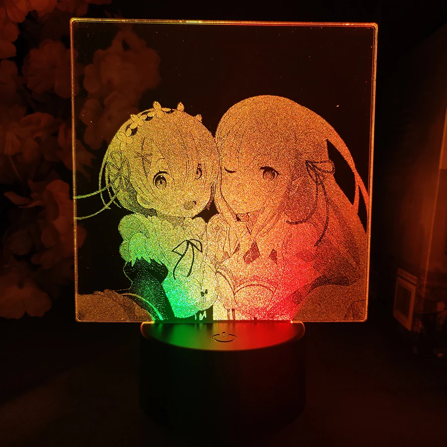 Re:Zero Starting Life in Another World Manga Lamp Free Shipping LED Table Lamps Cute Rem Ram Figure Nightlight for Bedroom Deco
Re:Zero Starting Life in Another World Manga Lamp Free Shipping LED Table Lamps Cute Rem Ram Figure Nightlight for Bedroom Deco
