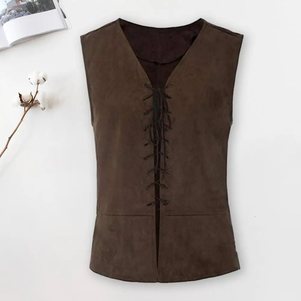 V-neck Vest Pirate Vest for Men Vintage Lace Up Tank Top for Cosplay Halloween Party Role Play Solid Color V Neck Design Men
V-neck Vest Pirate Vest for Men Vintage Lace Up Tank Top for Cosplay Halloween Party Role Play Solid Color V Neck Design Men