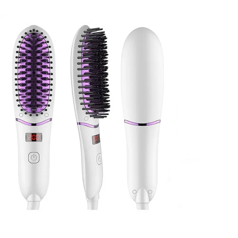 New LED Display Straightener Brush Hot Selling Electric Lcd Display Straight Comb Beard Styling Ceramic Hair Straightener Brush
New LED Display Straightener Brush Hot Selling Electric Lcd Display Straight Comb Beard Styling Ceramic Hair Straightener Brush