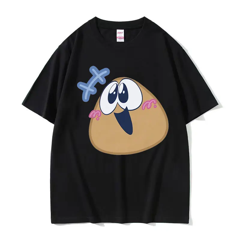 Милая забавная футболка с графическим принтом Pou Meme, мужские и женские повседневные модные футболки высокого качества, летняя футболка оверсайз из 100% хлопка с круглым вырезом
Милая забавная футболка с графическим принтом Pou Meme, мужские и женские повседневные модные футболки высокого качества, летняя футболка оверсайз из 100% хлопка с круглым вырезом