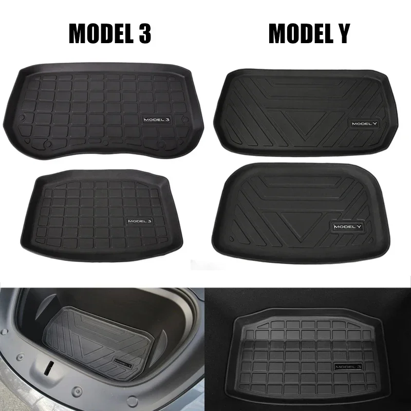 TPE Pad Front Rear Mat For Tesla Model 3 Model Y Mat Interior Accessories Trunk Cargo Tray Floor Mat with Model3 LOGO Trunk Mats 
TPE Pad Front Rear Mat For Tesla Model 3 Model Y Mat Interior Accessories Trunk Cargo Tray Floor Mat with Model3 LOGO Trunk Mats