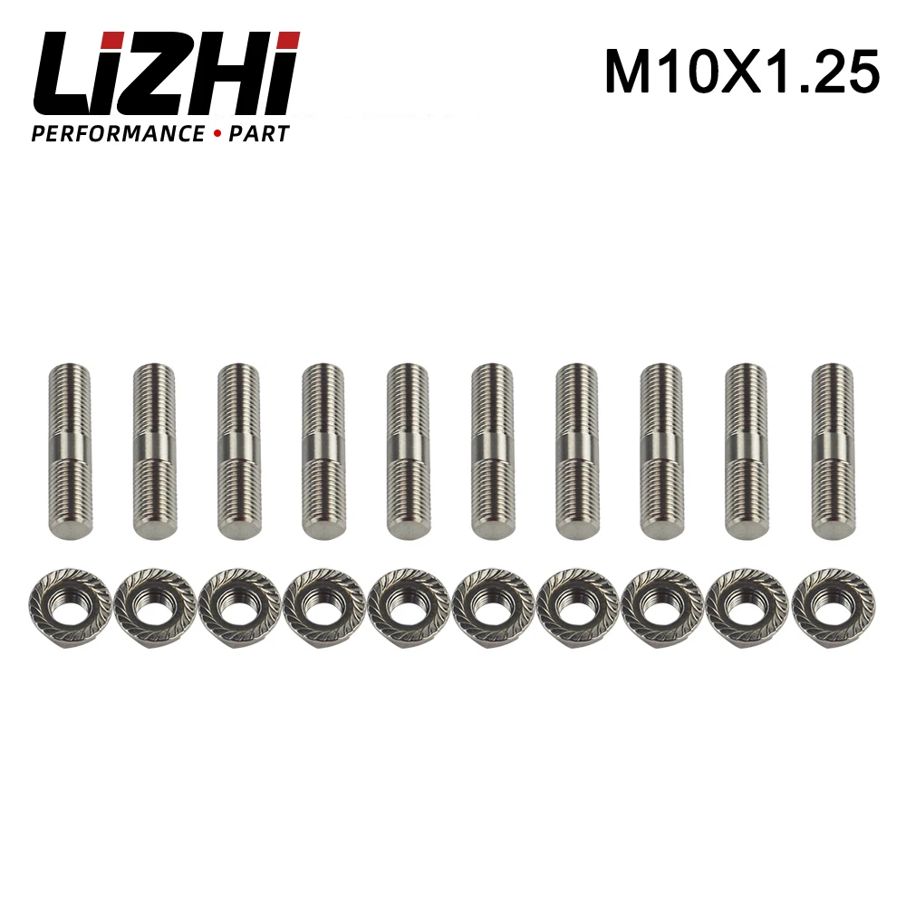LIZHI Racing-10 шт. 10 мм шпильки для выхлопных газов из нержавеющей стали и зубчатые гайки M10x1.25 шпильки для преобразования высоких ушных болтов комплект винтов
LIZHI Racing-10 шт. 10 мм шпильки для выхлопных газов из нержавеющей стали и зубчатые гайки M10x1.25 шпильки для преобразования высоких ушных болтов комплект винтов