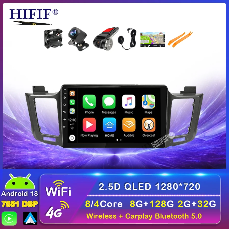 Android 13 для Toyota RAV4 4 XA40 5 XA50 2012-2018 GPS Автомобильный мультимедийный радиоприемник с голосовым управлением 8 ядер RAM 8G 4G WIFI
Android 13 для Toyota RAV4 4 XA40 5 XA50 2012-2018 GPS Автомобильный мультимедийный радиоприемник с голосовым управлением 8 ядер RAM 8G 4G WIFI