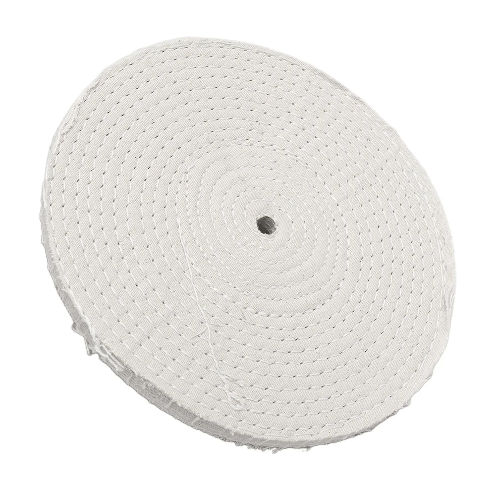 200mm Buffing Wheel Buff Pads Cotton Cloth Equipment Mutillayers Polishing Spiral Stitch Workshop High Quality Hot Practical
200mm Buffing Wheel Buff Pads Cotton Cloth Equipment Mutillayers Polishing Spiral Stitch Workshop High Quality Hot Practical