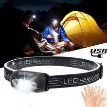 Mini USB Rechargeable LED Headlamp Body Motion Sensor Headlight Fishing Camping Flashlight Head Light Torch Lamp with USB
Mini USB Rechargeable LED Headlamp Body Motion Sensor Headlight Fishing Camping Flashlight Head Light Torch Lamp with USB