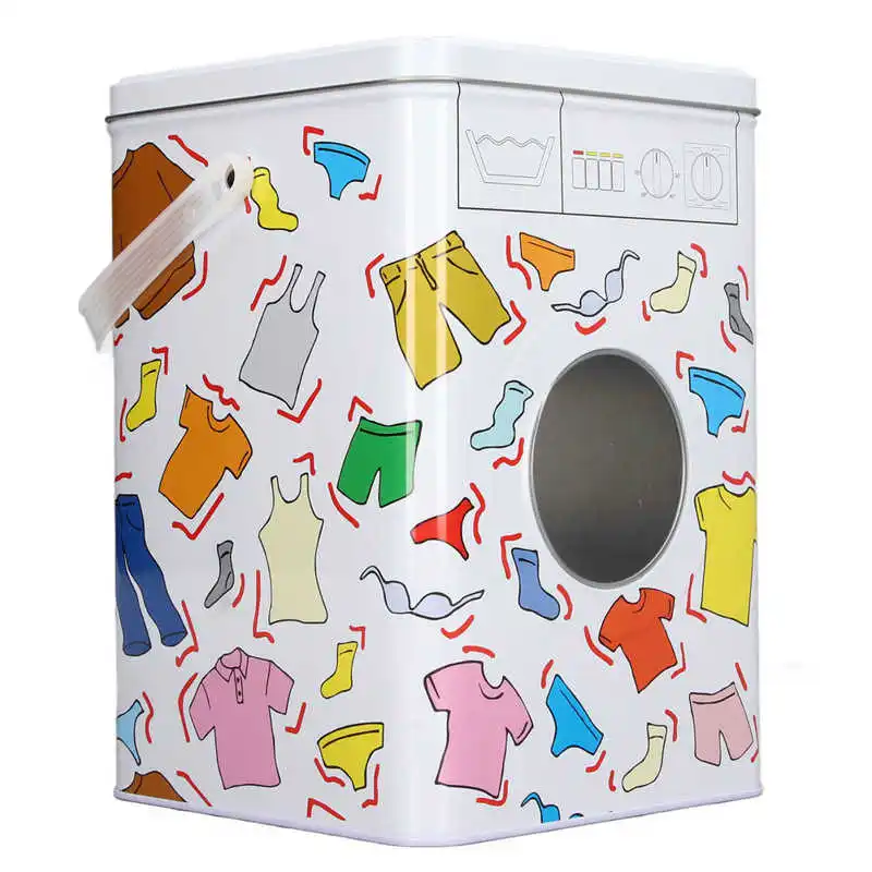 Powdered Laundry Detergent Container with Perspective Window Lid Washing Machine Appearance Large Capacity Storage Box new
Powdered Laundry Detergent Container with Perspective Window Lid Washing Machine Appearance Large Capacity Storage Box new