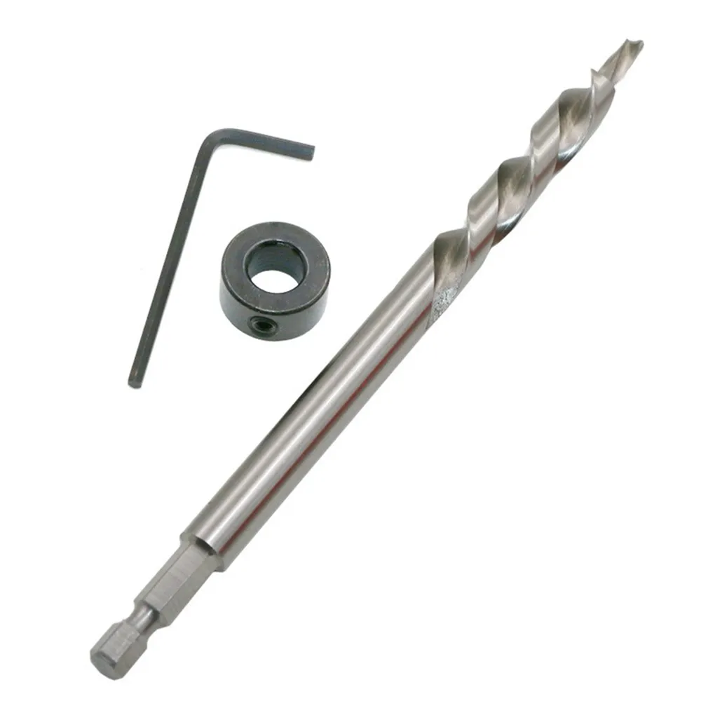 1/4 Hex Step Drill Bit 3/8 (9.5mm) ForKreg Jig Manual Pocket Pilot Hole Oblique Hole Locator Drill Bits Power Tools
1/4 Hex Step Drill Bit 3/8 (9.5mm) ForKreg Jig Manual Pocket Pilot Hole Oblique Hole Locator Drill Bits Power Tools