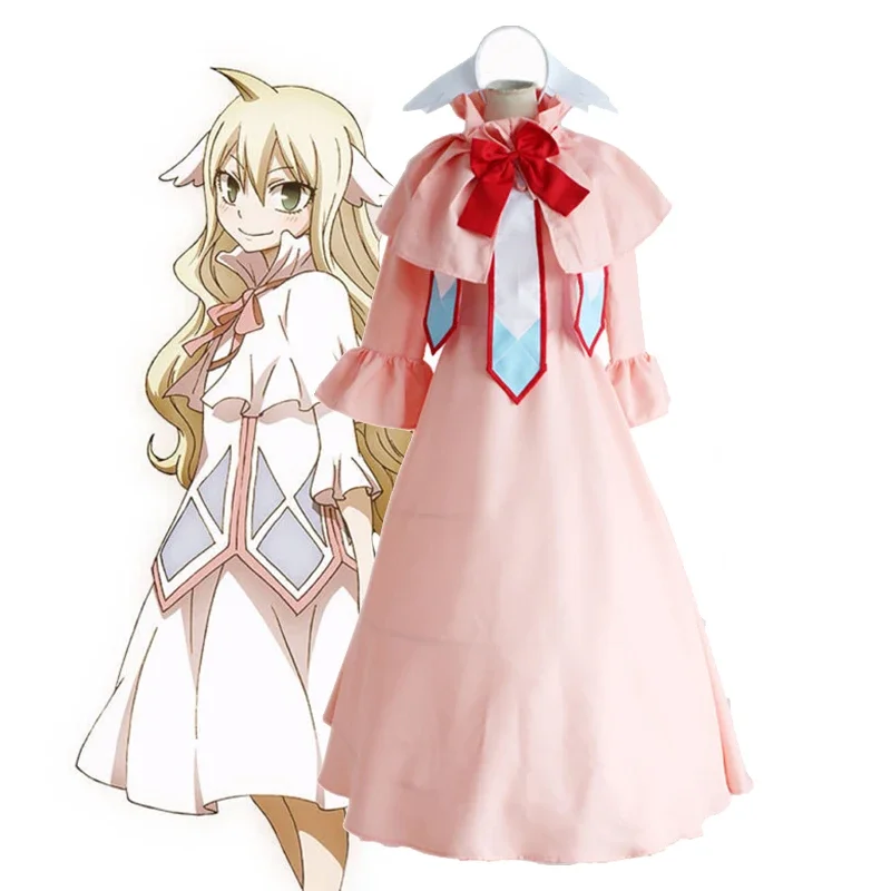 Anime Fairy Tail Cosplay Mavis Vermilion Costume Girls Pink Dress Outfit Women Halloween Carnival Party Suit
Anime Fairy Tail Cosplay Mavis Vermilion Costume Girls Pink Dress Outfit Women Halloween Carnival Party Suit