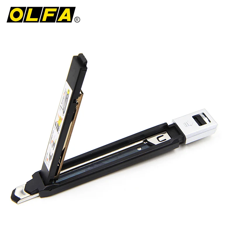 

Original Japanese OLFA LTD-04 Multifunctional Art Knife 9mm Small Paper Cutting Knife Five Series Wallpaper Knife Wallpaper Medium Knife Black Blade Sharp and Durable Open Box Stationery Knife