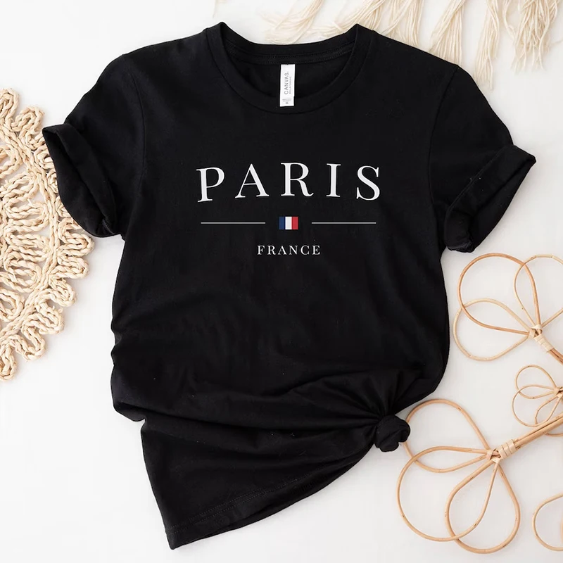 Women's Summer Paris Letters Print Y2k T-shirt Ladies Short Sleeved Luxury Tees Designer Clothing Loose Pure Cotton Soft Tops
Women's Summer Paris Letters Print Y2k T-shirt Ladies Short Sleeved Luxury Tees Designer Clothing Loose Pure Cotton Soft Tops