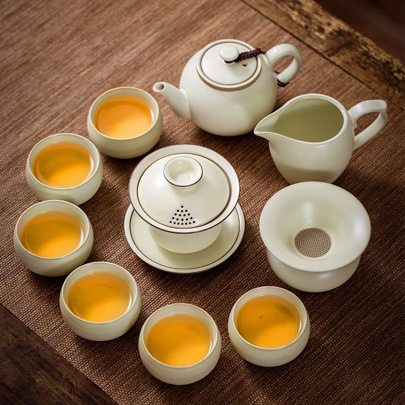 

Chinese Bone China Tea Ceremony Set Kungfu Portable Matcha Set Tea Cup Pet Luxury Zestaw Do Herbaty Jingdezhen Porcelain