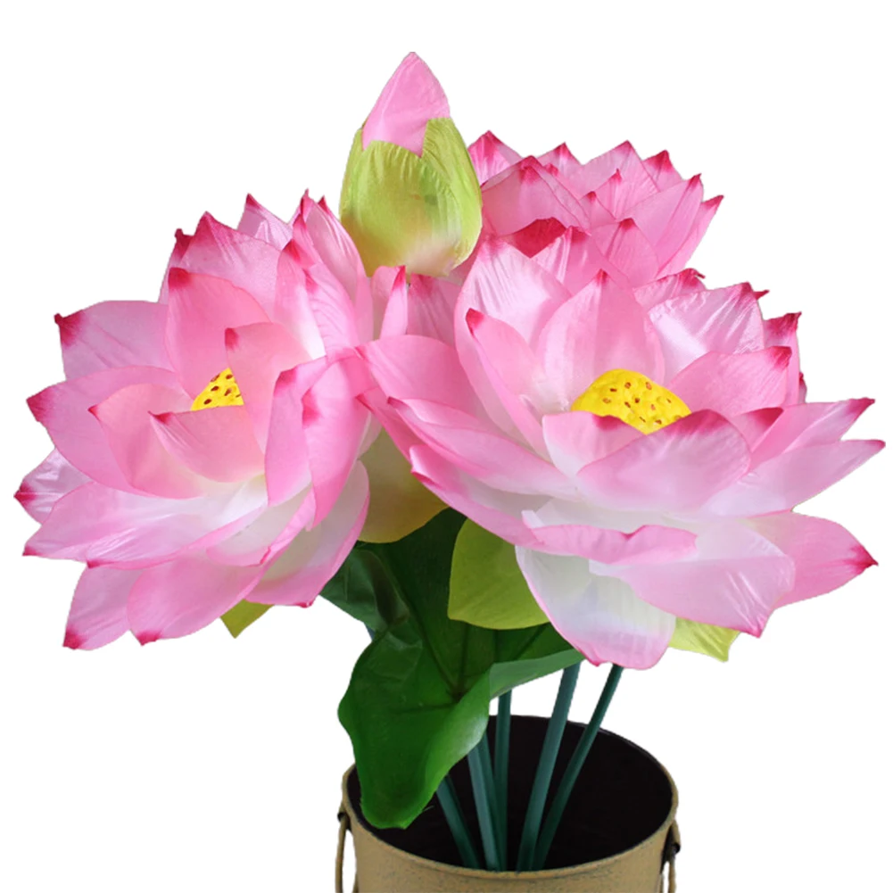 Brand New Flower Artificial Fake For Wedding Garden Lotus Party Plastic Silk Water Lily Simulation Arrangement
Brand New Flower Artificial Fake For Wedding Garden Lotus Party Plastic Silk Water Lily Simulation Arrangement