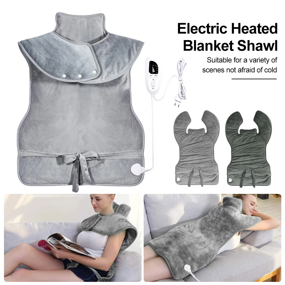 Electric Heated Shawl USB Electric Blanket Shawl Adjustable Temperature Winter Back Neck Shoulder Body Heated Pad Soft Shawl
Electric Heated Shawl USB Electric Blanket Shawl Adjustable Temperature Winter Back Neck Shoulder Body Heated Pad Soft Shawl
