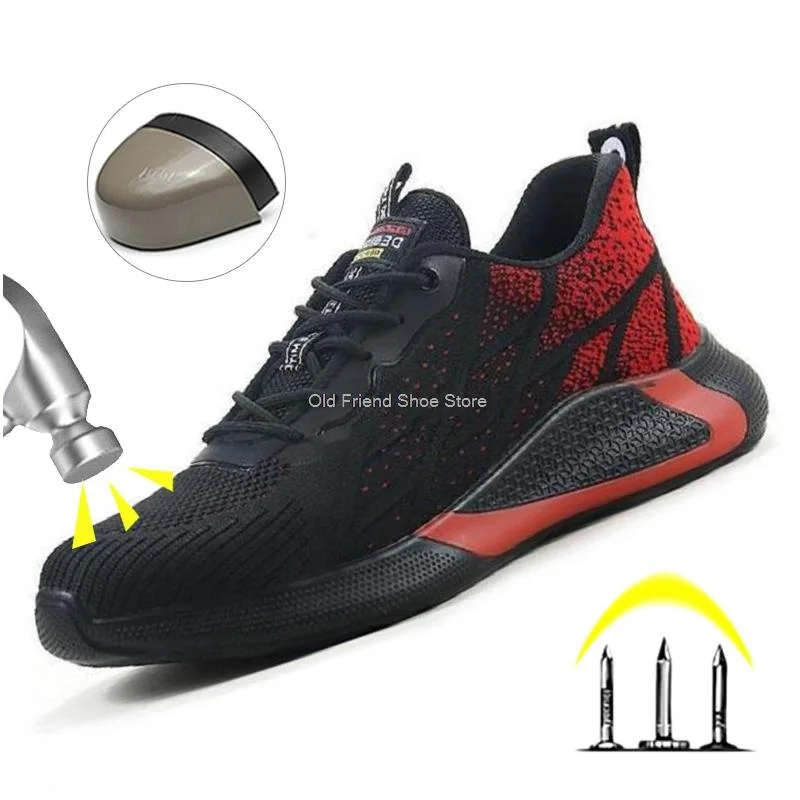 Safety Shoes Men Steel Toe Sneaker Breathle Work Shoes Man Construction Work Safety Boots Puncture Proof Footwear
Safety Shoes Men Steel Toe Sneaker Breathle Work Shoes Man Construction Work Safety Boots Puncture Proof Footwear