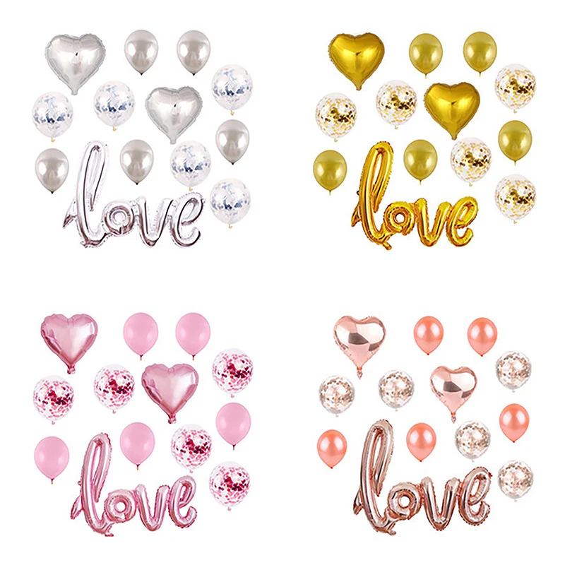 1 Set Romantic Wedding I Love You Heart Balloons Anniversary Valentine's Day Birthday Party Decorations Latex Globos
1 Set Romantic Wedding I Love You Heart Balloons Anniversary Valentine's Day Birthday Party Decorations Latex Globos