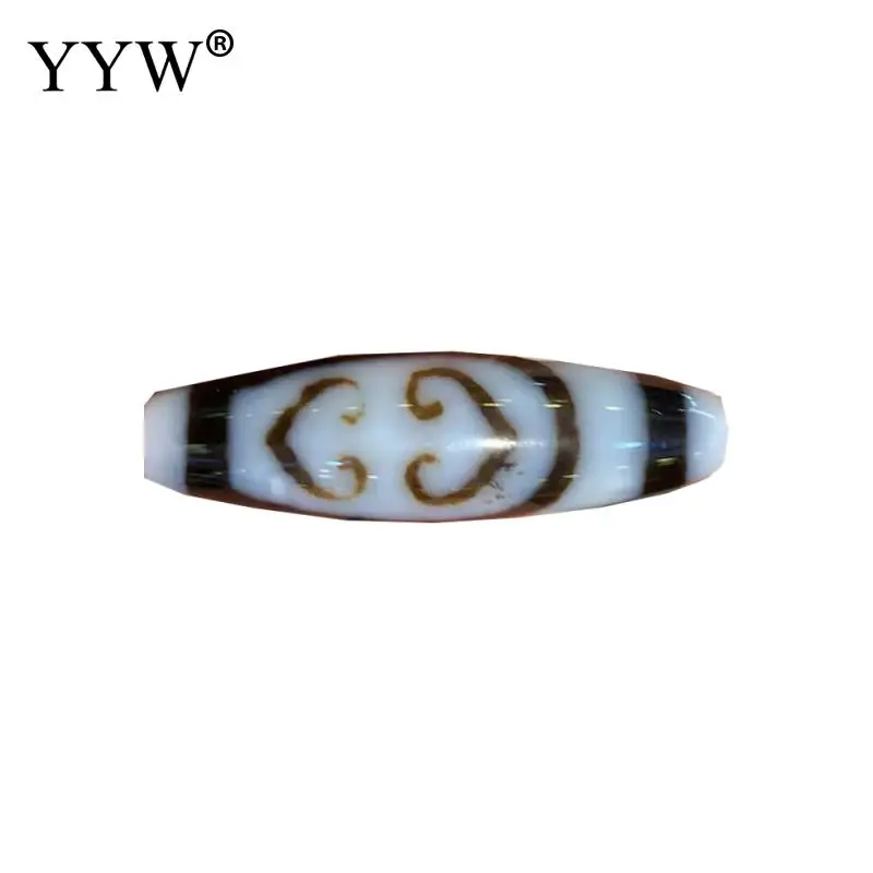 2Pcs Natural Tibetan Agates Dzi BeadsAround Oval Longevity Buddha Beads Hole 2mm Size 12x38mm For Jewelry Making 
2Pcs Natural Tibetan Agates Dzi BeadsAround Oval Longevity Buddha Beads Hole 2mm Size 12x38mm For Jewelry Making