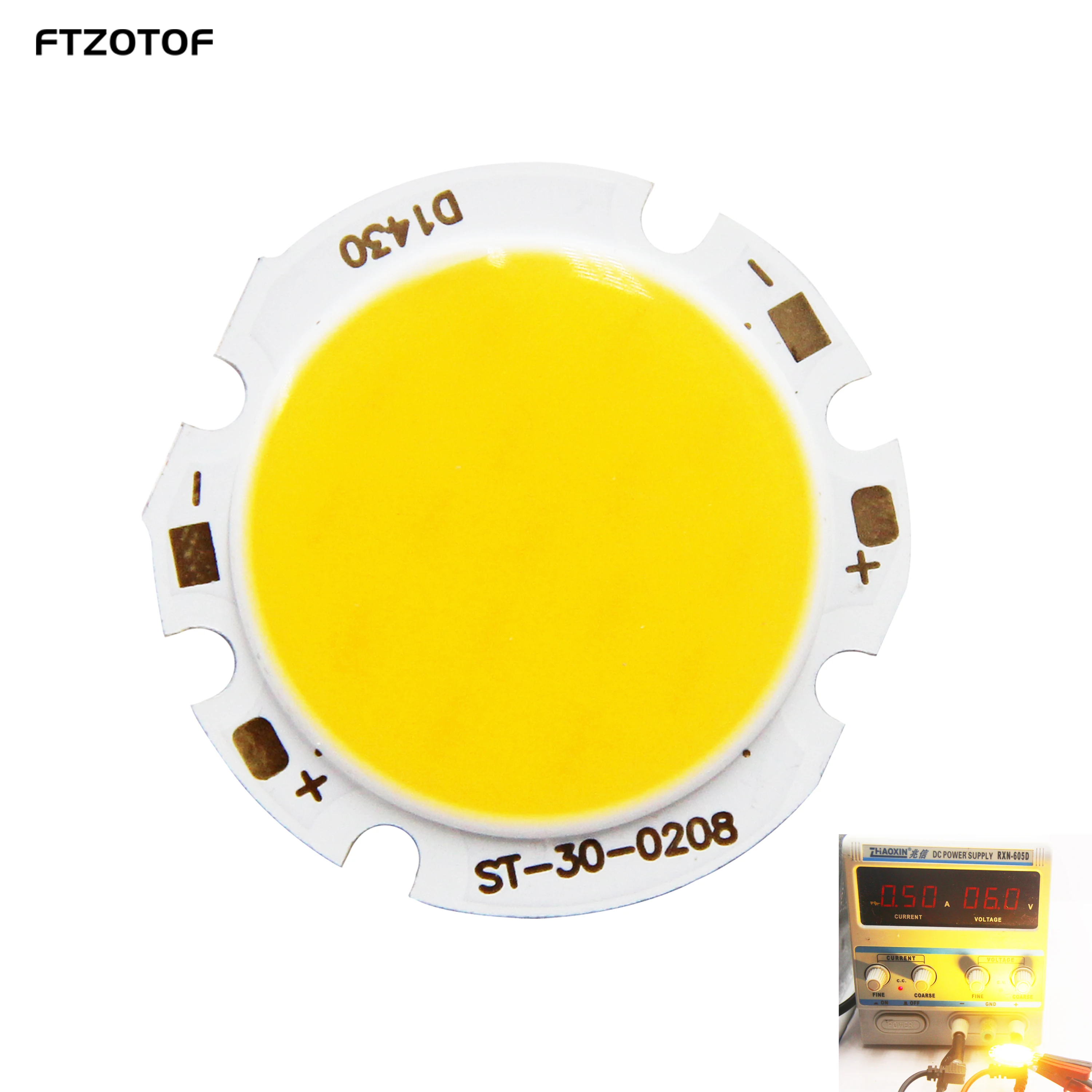 New 30mm Round 3W 6V DC LED COB Light Source 500mA Warm White 3000K Ra80 For Indoor Restaurant Ordering Table Bulb DIY HOME Lamp
New 30mm Round 3W 6V DC LED COB Light Source 500mA Warm White 3000K Ra80 For Indoor Restaurant Ordering Table Bulb DIY HOME Lamp