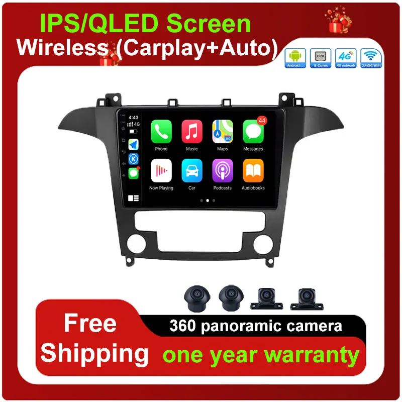 Автомагнитола для Ford S-Max S Max 2007-2008 Carplay, Android 13, мультимедийный стереоплеер, Wi-Fi, GPS-навигация
Автомагнитола для Ford S-Max S Max 2007-2008 Carplay, Android 13, мультимедийный стереоплеер, Wi-Fi, GPS-навигация