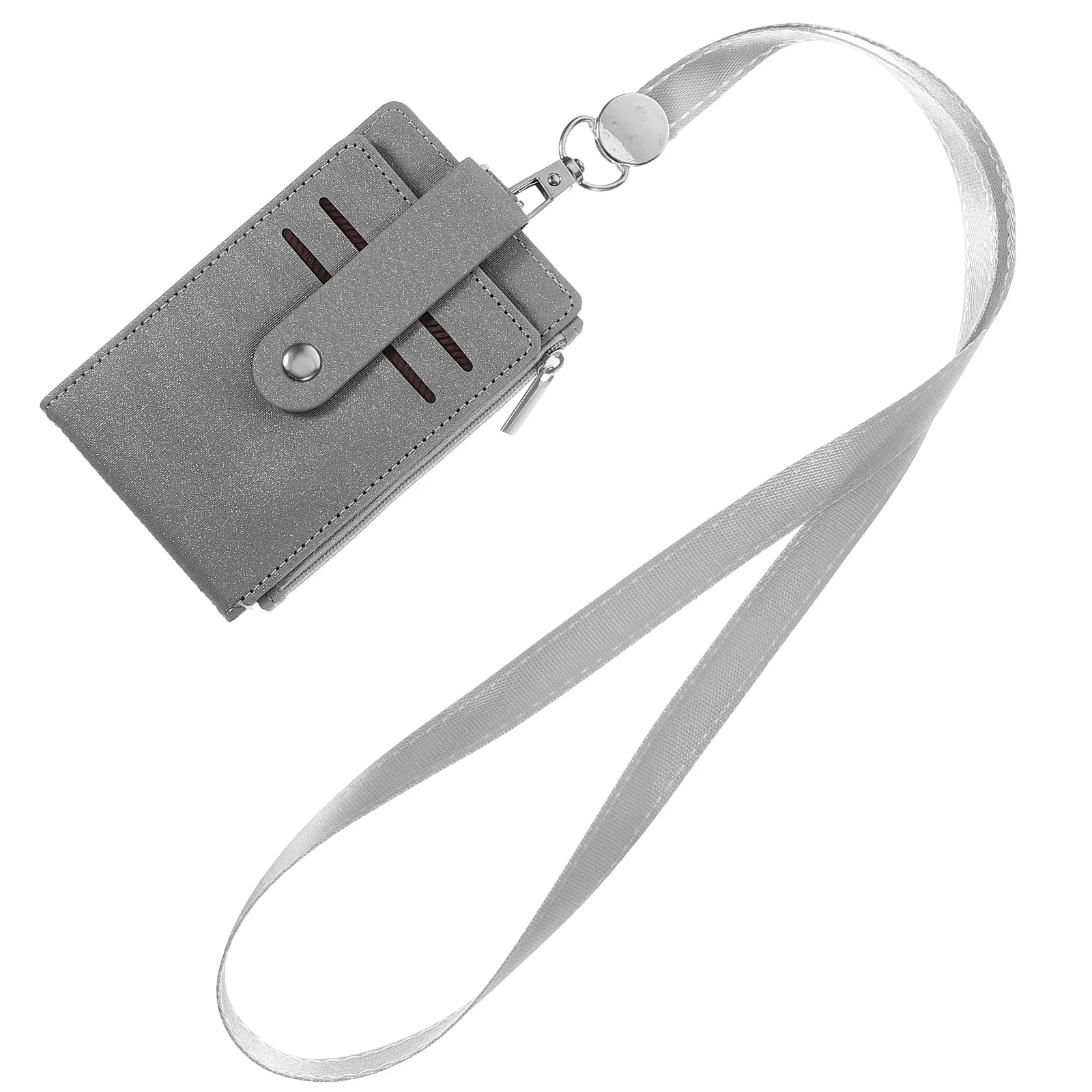 Wallet Neck Credit Card ID Holder (gray with Rope) Student Sleeves Badge Holders Multifunction
Wallet Neck Credit Card ID Holder (gray with Rope) Student Sleeves Badge Holders Multifunction