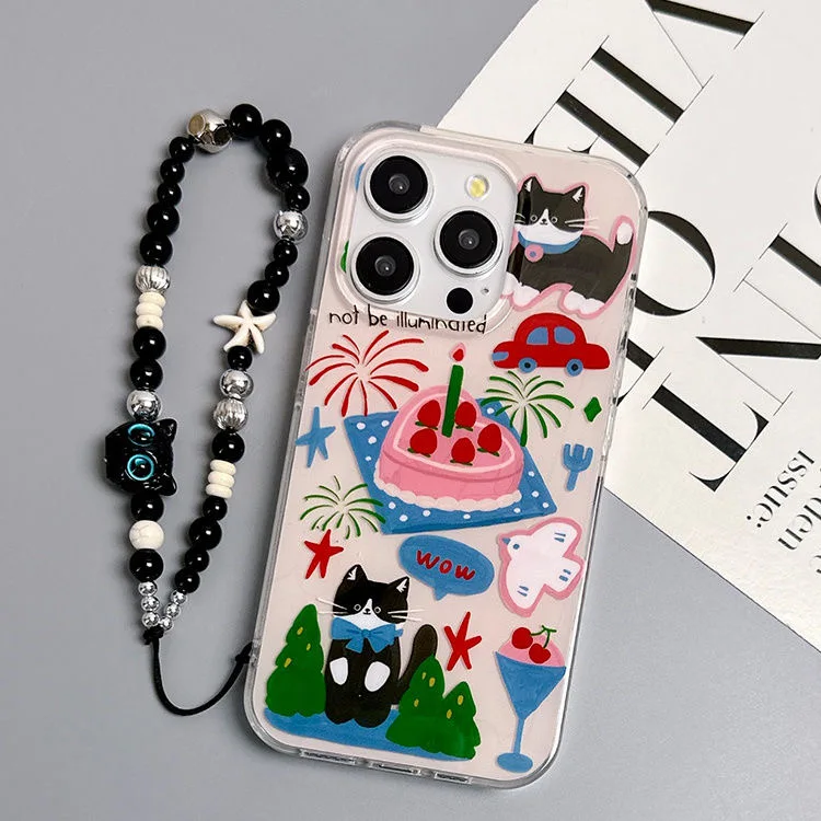 Instagram Japanese and Korean Cute Kitty iPhone15promax 14 13 12 11Phone Case Minority Phone Case with Chain
Instagram Japanese and Korean Cute Kitty iPhone15promax 14 13 12 11Phone Case Minority Phone Case with Chain