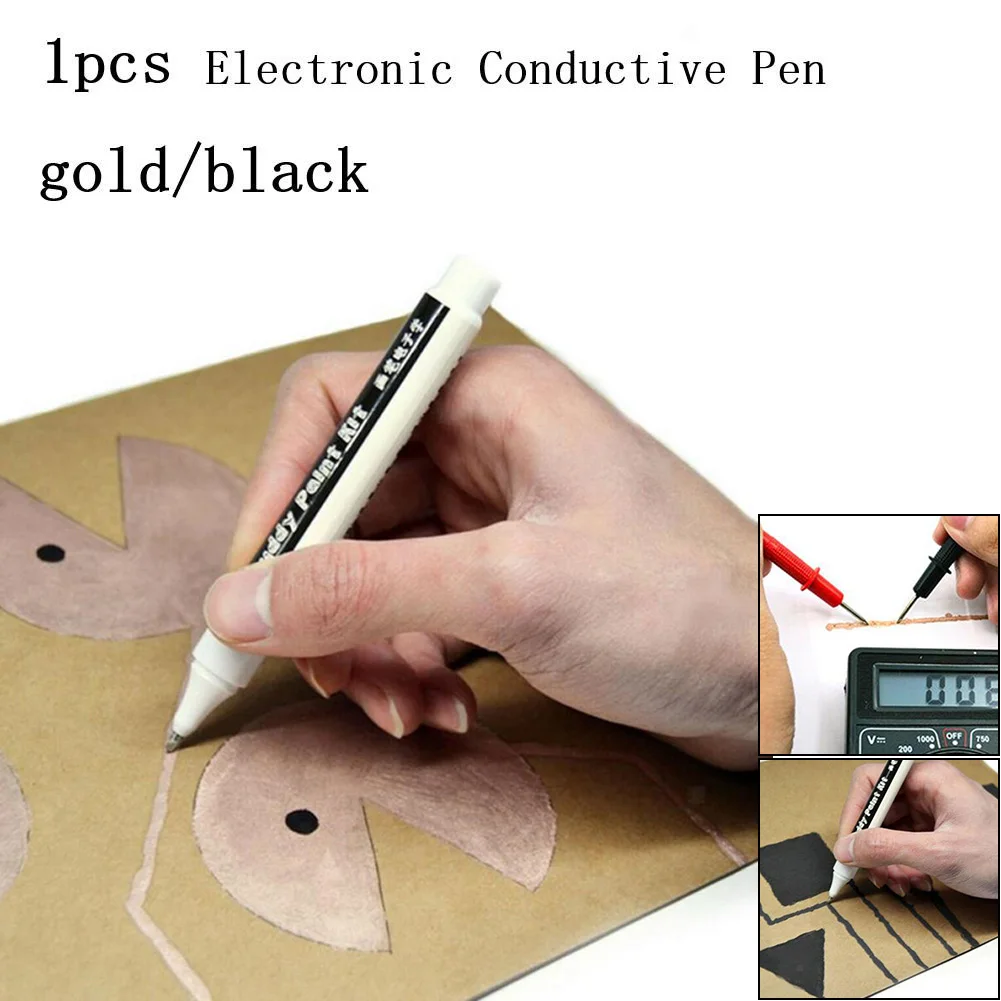 Conductive Ink Pen Electronic Circuit Draw Instantly Magical Pen Marker DIY Electronic Production 6 Ml Student Kids Education
Conductive Ink Pen Electronic Circuit Draw Instantly Magical Pen Marker DIY Electronic Production 6 Ml Student Kids Education