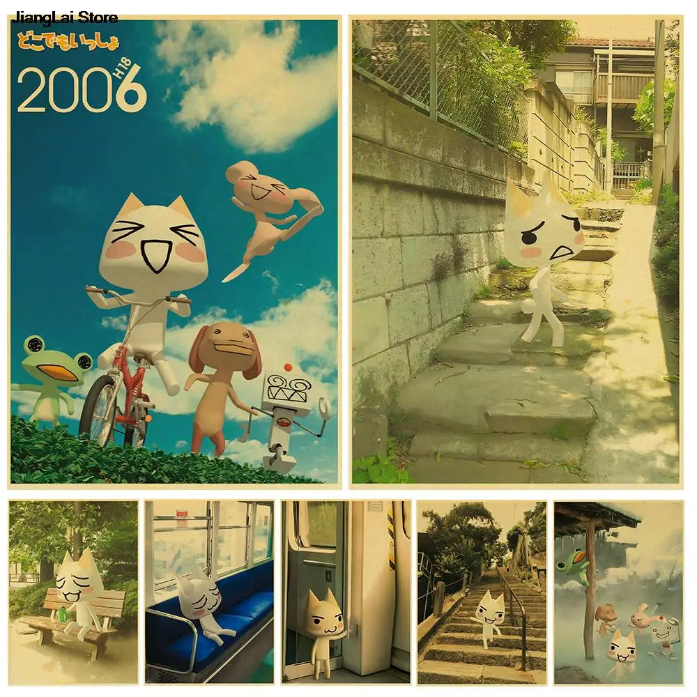 Inoue toro CUTE Cat Posters Home Decoration Kraft Paper Poster Frameless Bar Pictures Painting Cafe Room Decor Art Wall Stickers
Inoue toro CUTE Cat Posters Home Decoration Kraft Paper Poster Frameless Bar Pictures Painting Cafe Room Decor Art Wall Stickers