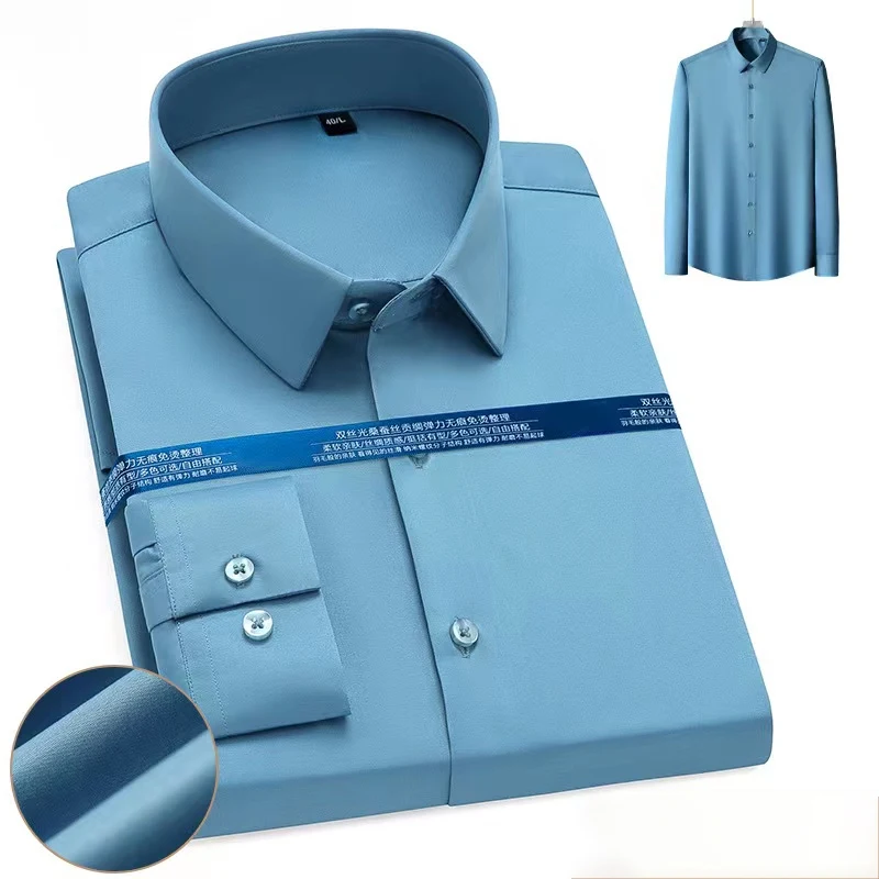 2023 long-sleeved shirt Men's spring and autumn business leisure wrinkle resistant comfortable summer plain white shirt slimming
2023 long-sleeved shirt Men's spring and autumn business leisure wrinkle resistant comfortable summer plain white shirt slimming