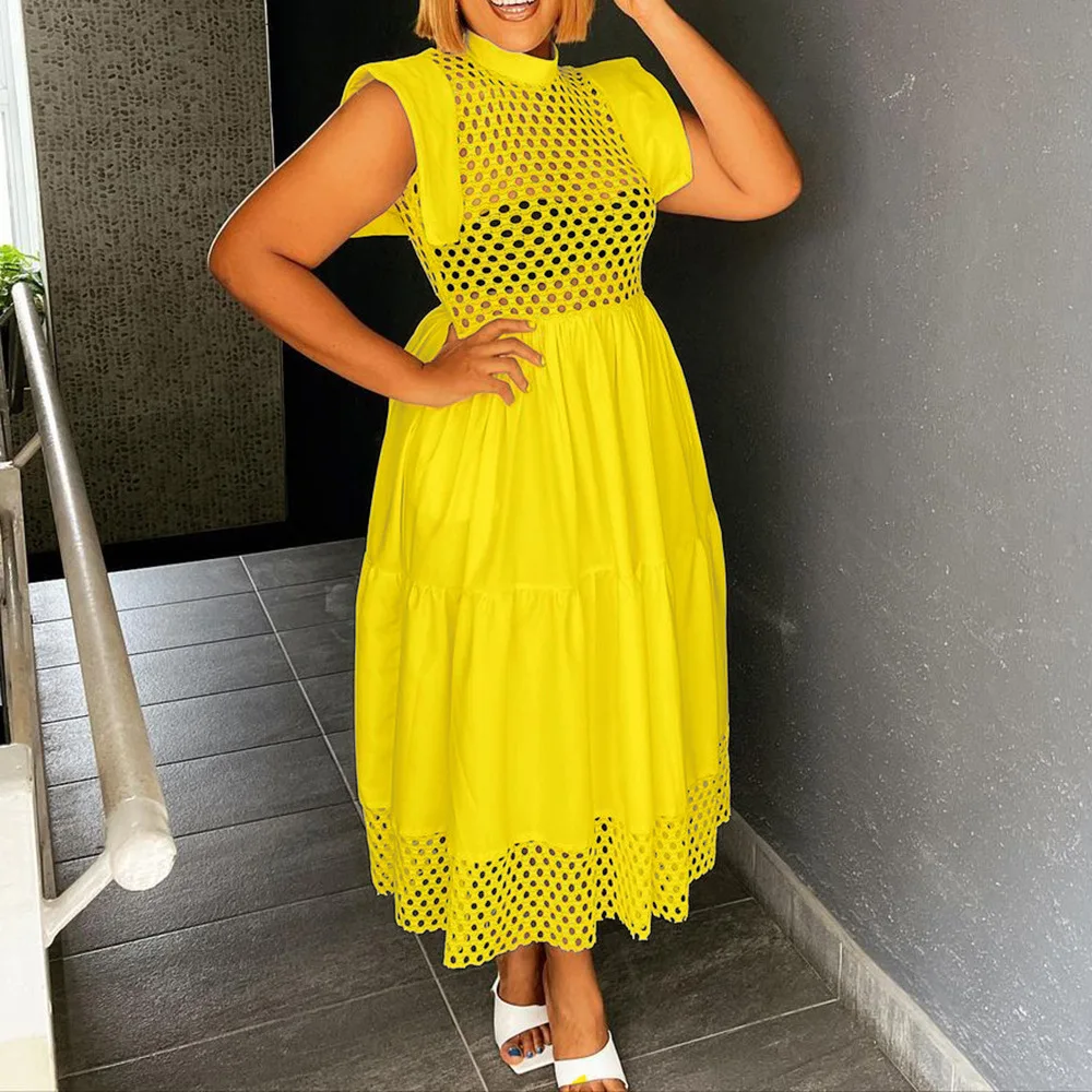 Autumn Yellow Dress Women Elegant Sexy Hollow Out Grid Stitching Midi Dress Kawaii Party Club Birthday Outfits 2023 Fashion New
Autumn Yellow Dress Women Elegant Sexy Hollow Out Grid Stitching Midi Dress Kawaii Party Club Birthday Outfits 2023 Fashion New