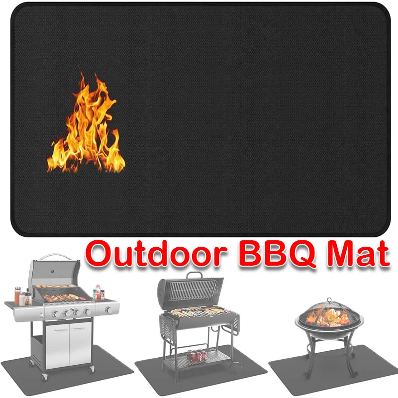 Outdoor Barbecue Mat Fireproof Waterproof Oilproof Barbecue Mat Fire Pit Mat Fireplace Mat Fire Retardant Protection Mat
Outdoor Barbecue Mat Fireproof Waterproof Oilproof Barbecue Mat Fire Pit Mat Fireplace Mat Fire Retardant Protection Mat
