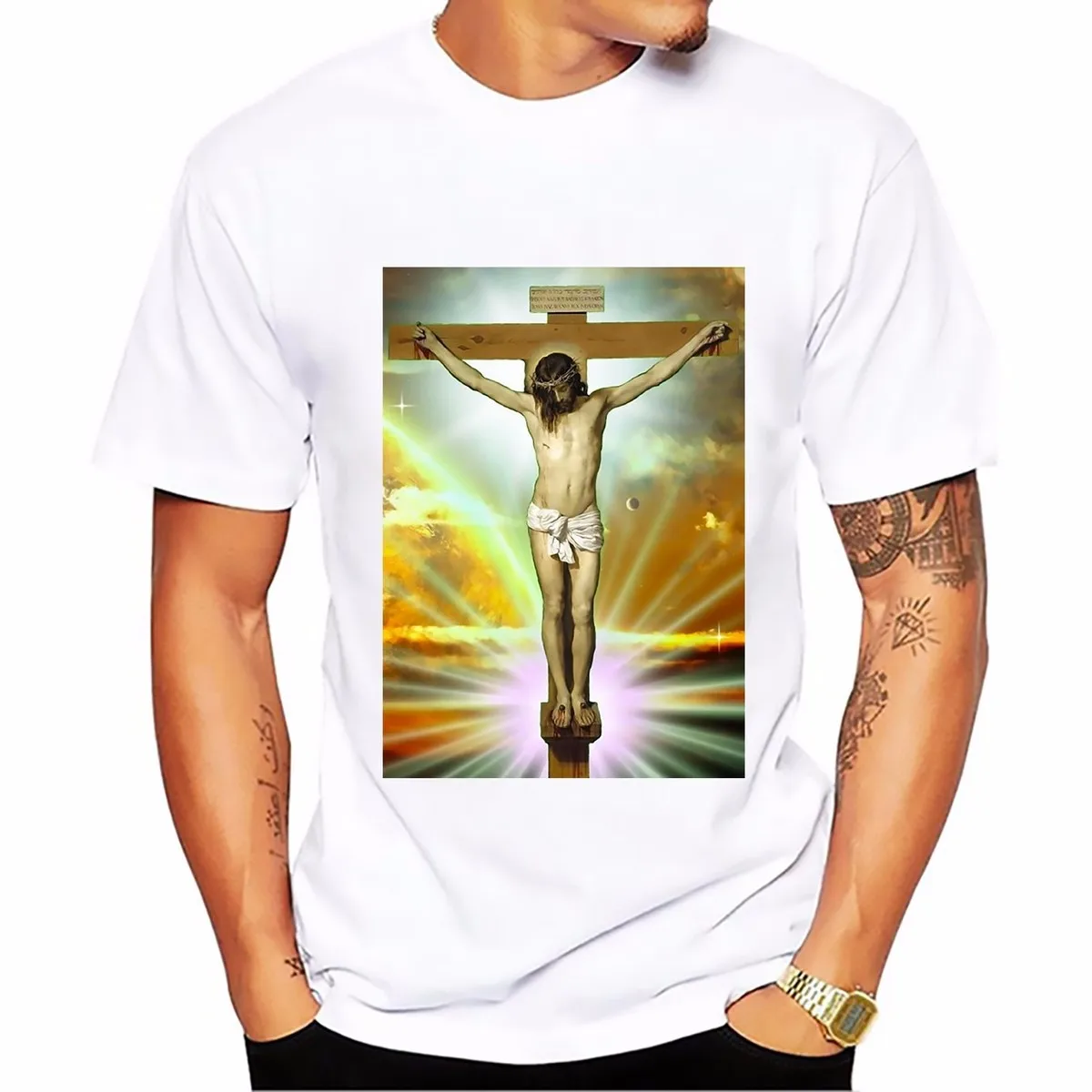 Men Soft Breathable Casual 100% Cotton T-shirt Skam Iska Even Same Paragraph Jesus Crucifixion Short Sleeve Eu Size XS-5XL Tee
Men Soft Breathable Casual 100% Cotton T-shirt Skam Iska Even Same Paragraph Jesus Crucifixion Short Sleeve Eu Size XS-5XL Tee