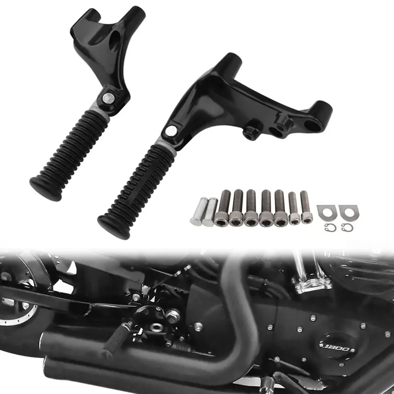 Motorcycle Black Rests Pegs Rear Foot Rests Passenger Footpegs for Harley Sportster Iron 883 1200 XL 48 72 SuperLow 2014-2020
Motorcycle Black Rests Pegs Rear Foot Rests Passenger Footpegs for Harley Sportster Iron 883 1200 XL 48 72 SuperLow 2014-2020