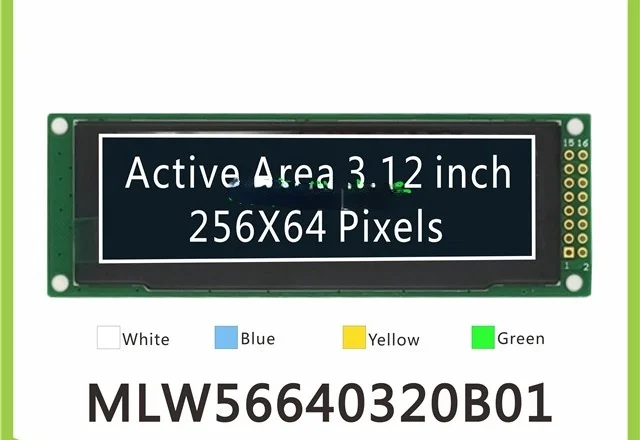 OLED модуль 3,12 дюйма 256x64 графическая точечная матрица OLED модуль 25664 параллельный порт модуль дисплея SPI
OLED модуль 3,12 дюйма 256x64 графическая точечная матрица OLED модуль 25664 параллельный порт модуль дисплея SPI