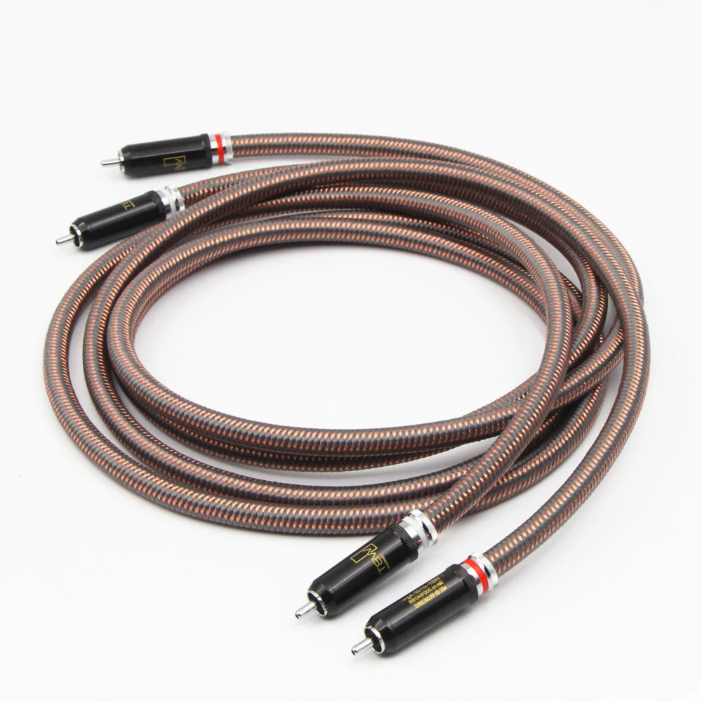 

Hi End Audio Cable High End HIFI RCA Audio Cables With WBT Plug Amplifier CD DVD Player Speaker RCA Interconnect Cable