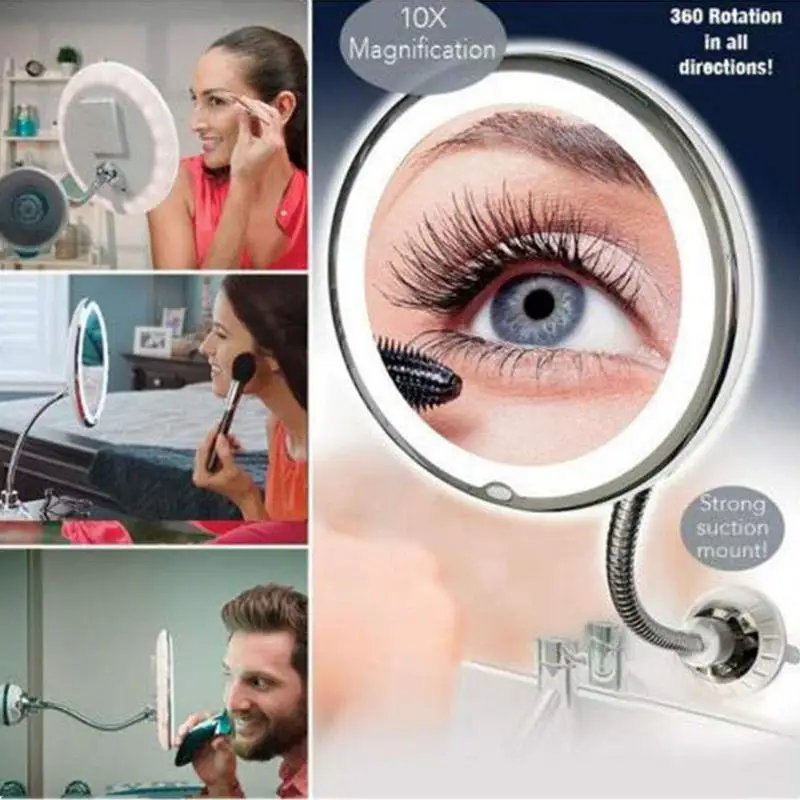 Makeup Mirror 10X Magnifying Mirror With 360 Degree Rotation Natural Light Throughout The Day Suitable For Travelling All Ages
Makeup Mirror 10X Magnifying Mirror With 360 Degree Rotation Natural Light Throughout The Day Suitable For Travelling All Ages