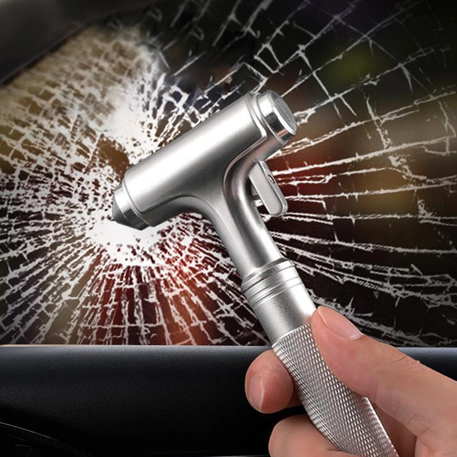 Car Safety Hammer with Seatbelt Cutter Automotive Aluminum Alloy Window Glass Breaker for Vehicle Car Emergency Escape Tool
Car Safety Hammer with Seatbelt Cutter Automotive Aluminum Alloy Window Glass Breaker for Vehicle Car Emergency Escape Tool