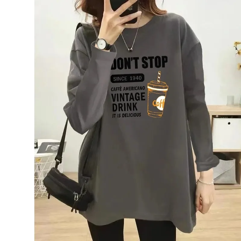 Plus Size 6XL 150kg Spring T Shirt For Women Long Sleeve Black White Womens Tops Tee Shirt Women Large Korean T-Shirt
Plus Size 6XL 150kg Spring T Shirt For Women Long Sleeve Black White Womens Tops Tee Shirt Women Large Korean T-Shirt
