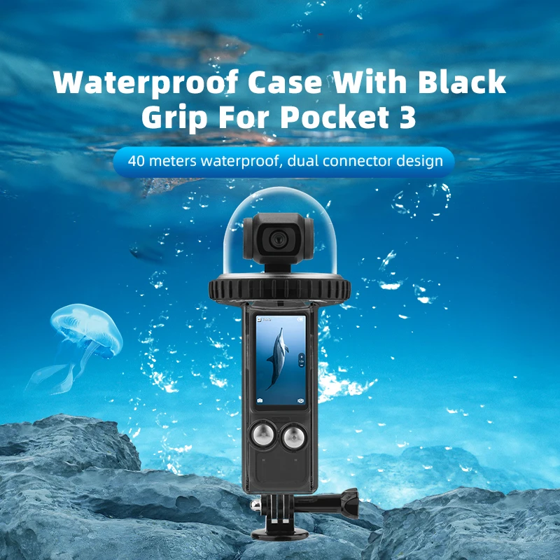 

40M Waterproof Case For DJI Osmo Pocket 3 Underwater Diving Housing Cover Protective Shell Camera Photographic Accessories
