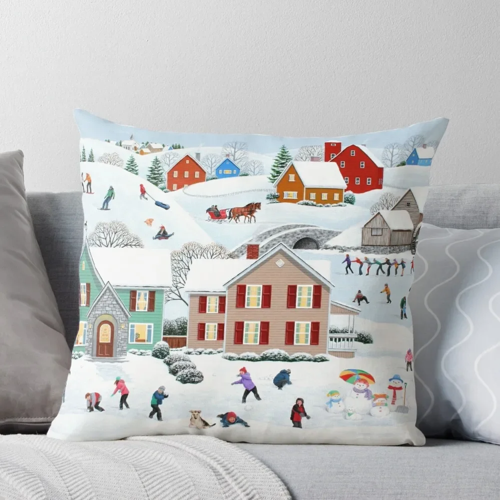 

Once Upon a Winter Throw Pillow Decorative Pillow Covers For Sofa Cusions Cover Custom Cushion Photo Custom Cushion