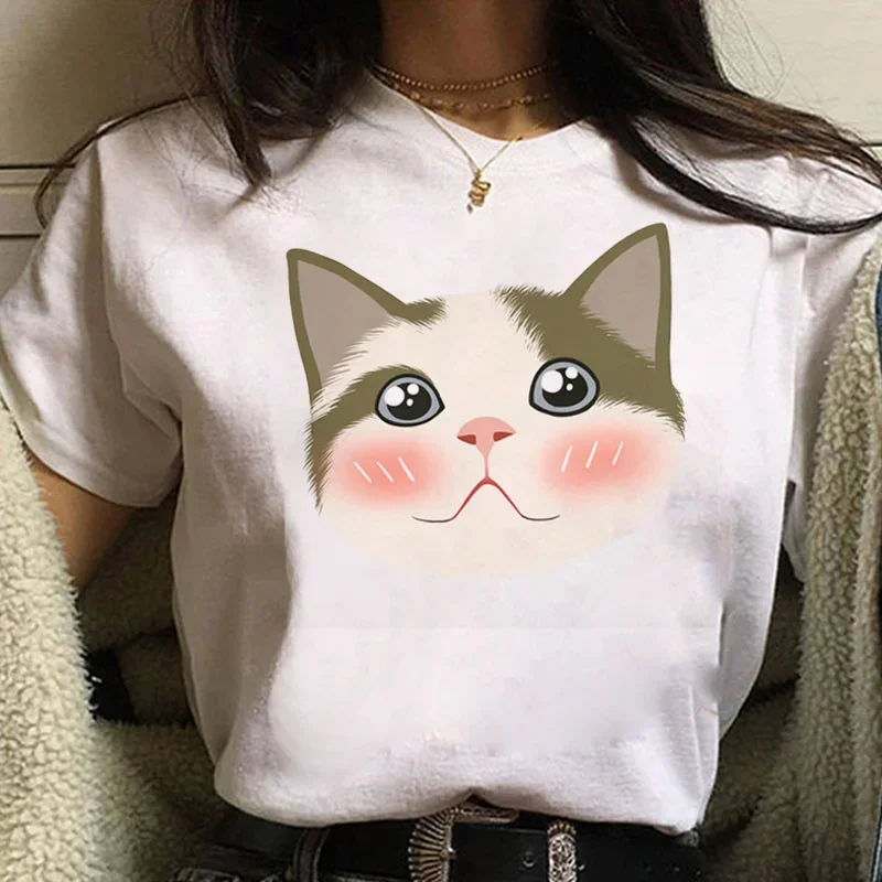 New Fashion Women T Shirt Cat Mom Print T-shirt Harajuku Graphic Tee Shirt Female Cute Tops Cat Lover T-shirt White Tee Clothing
New Fashion Women T Shirt Cat Mom Print T-shirt Harajuku Graphic Tee Shirt Female Cute Tops Cat Lover T-shirt White Tee Clothing
