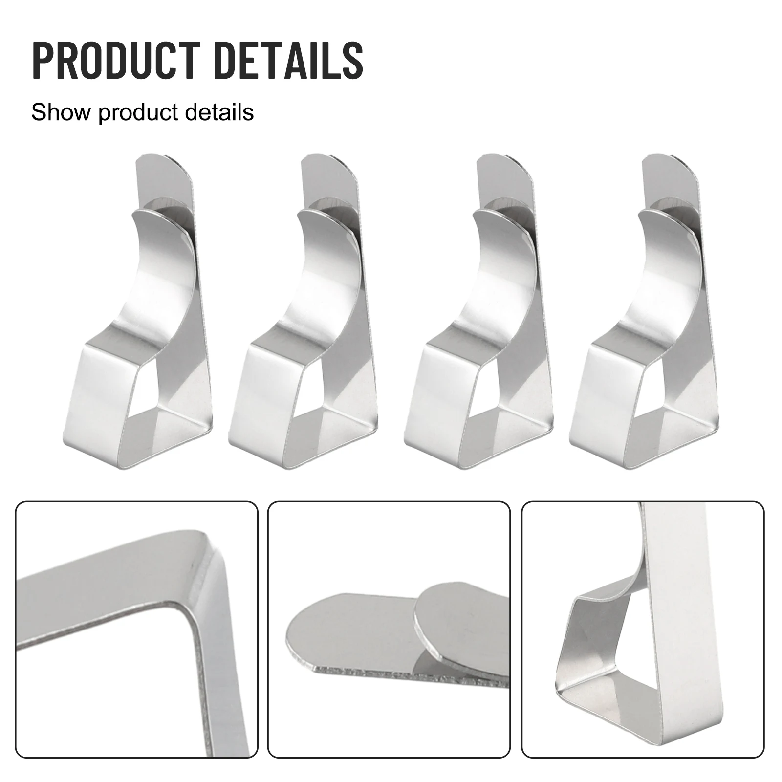 8 Pcs Tablecloth Clip Stainless Steel Tablecloth Clamps High Quality Tablecloth Holder For Families Parties Picnics
8 Pcs Tablecloth Clip Stainless Steel Tablecloth Clamps High Quality Tablecloth Holder For Families Parties Picnics