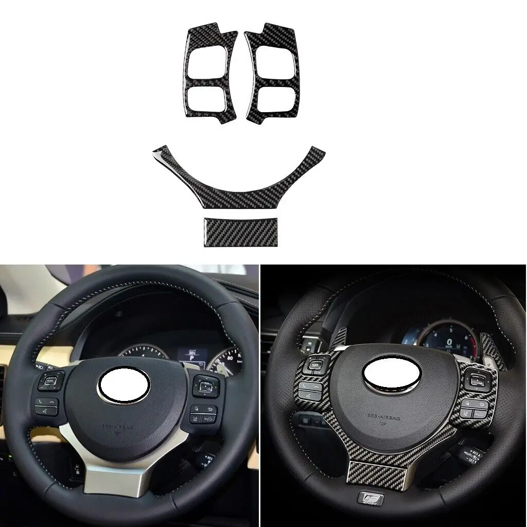 Carbon Fiber Inner Steering wheel Strip Cover Trim For Lexus NX200T 300H 2014 up
Carbon Fiber Inner Steering wheel Strip Cover Trim For Lexus NX200T 300H 2014 up