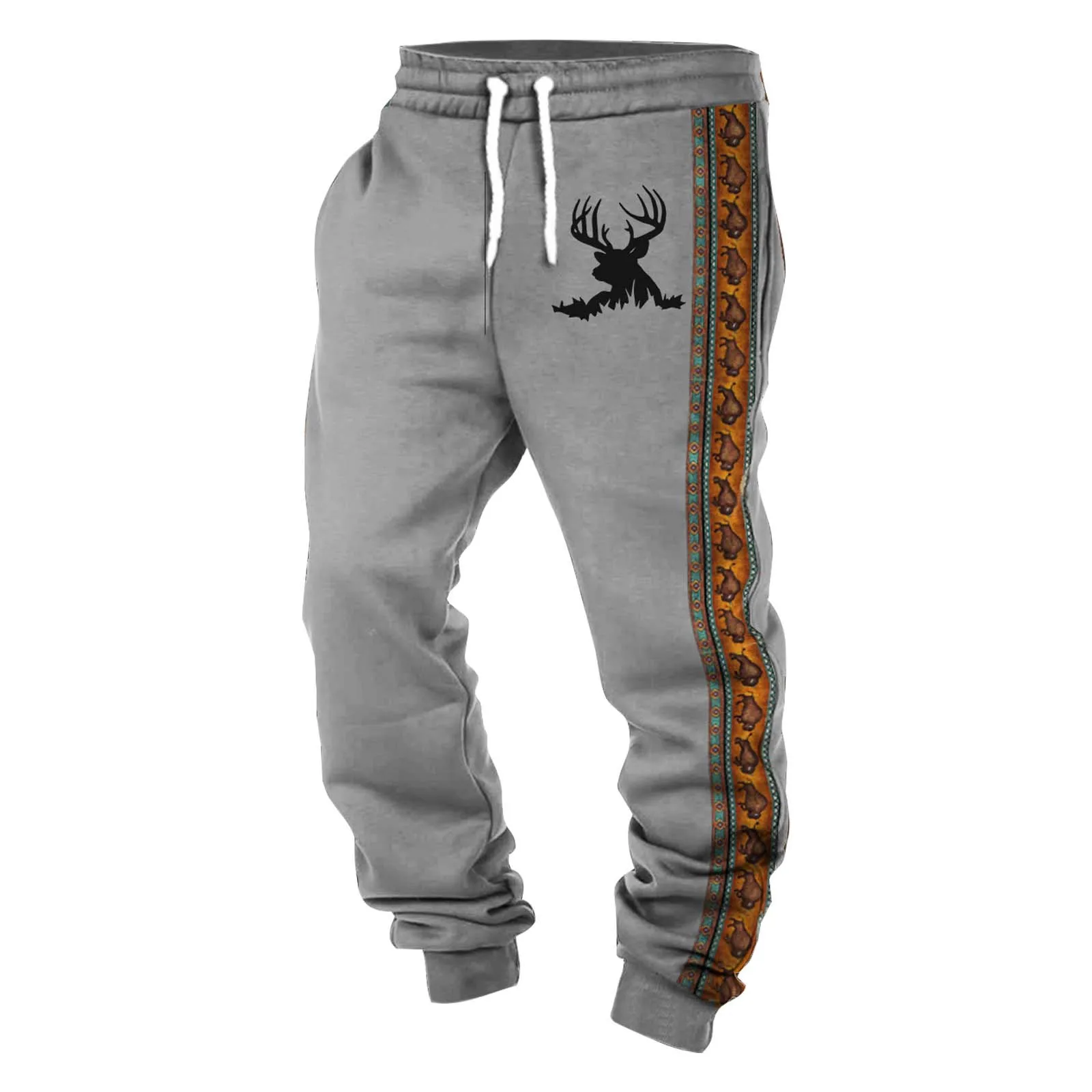 Deer Graphic Sweatpants Vintage Bottoms Men's cowboy Trousers Personality Casual Bunched Feet pants Autumn Winter pantalones
Deer Graphic Sweatpants Vintage Bottoms Men's cowboy Trousers Personality Casual Bunched Feet pants Autumn Winter pantalones