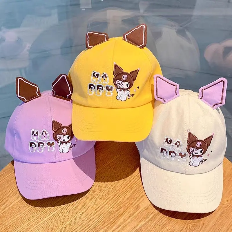 Summer Kawaii Kuromi Anime Sanrio Baby Ins Fashion Sun Hat Cute Cartoon Sweet Sunshade Baseball Cap Lovely Gifts for Kids
Summer Kawaii Kuromi Anime Sanrio Baby Ins Fashion Sun Hat Cute Cartoon Sweet Sunshade Baseball Cap Lovely Gifts for Kids