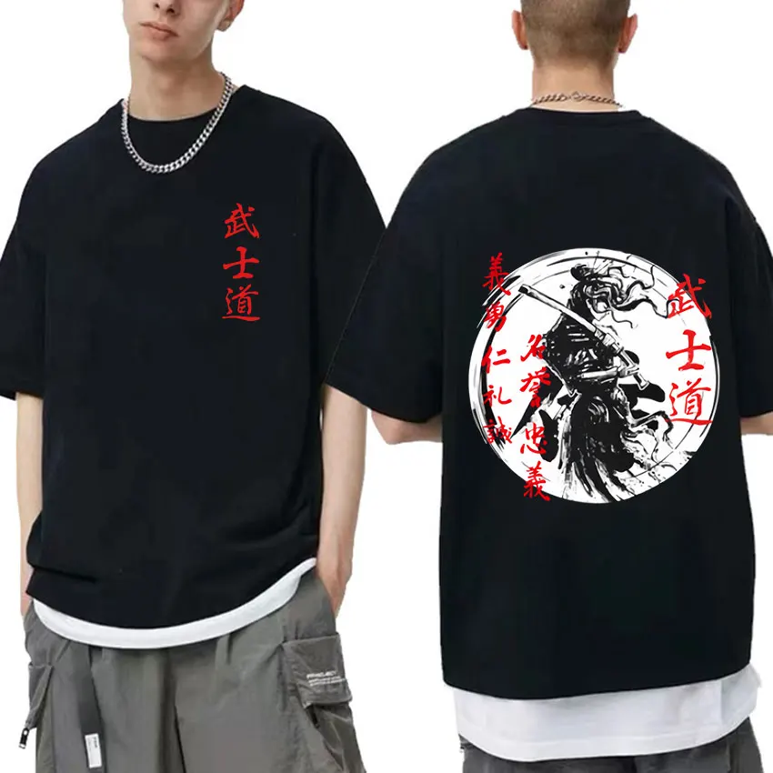 Harajuku Anime Samurai Spirit Graphic T-Shirt Men Women Fashion Oversized T-Shirts Japanese Bushido Short Sleeve Tees Streetwear
Harajuku Anime Samurai Spirit Graphic T-Shirt Men Women Fashion Oversized T-Shirts Japanese Bushido Short Sleeve Tees Streetwear