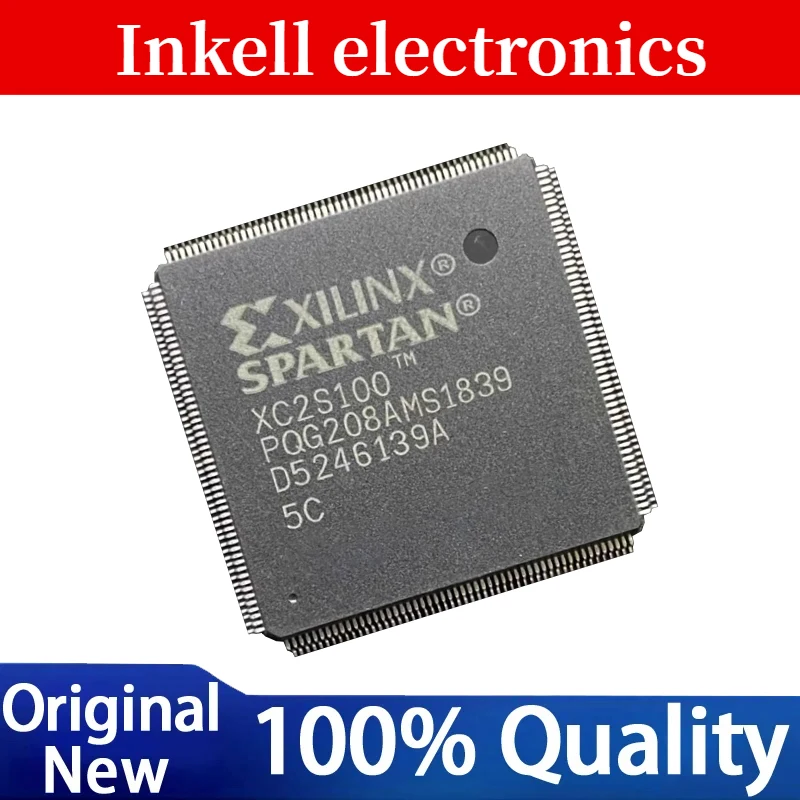 XC2S100-5PQG208I QFP-208 100% New Chipset Integrated circuit electronic components electrónica
XC2S100-5PQG208I QFP-208 100% New Chipset Integrated circuit electronic components electrónica