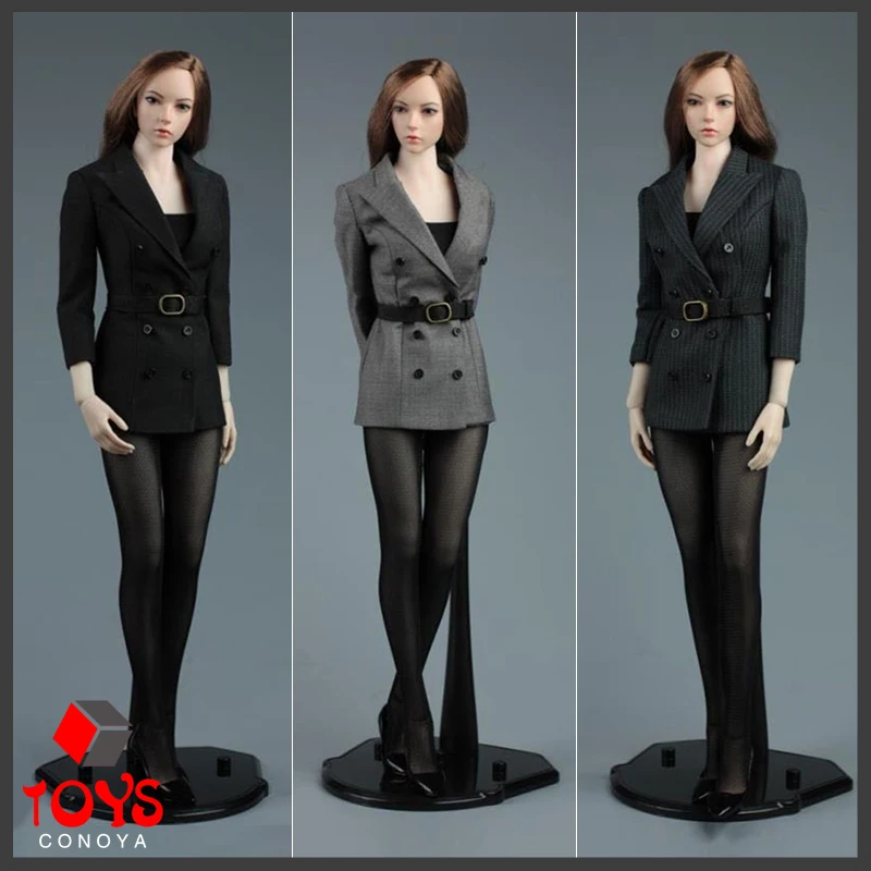 

AFS A015 1/6 Scale Female Slim Long Business Suit Pantyhose Chest Wrap High Heel Set Model Fit 12'' Soldier Action Figure Body